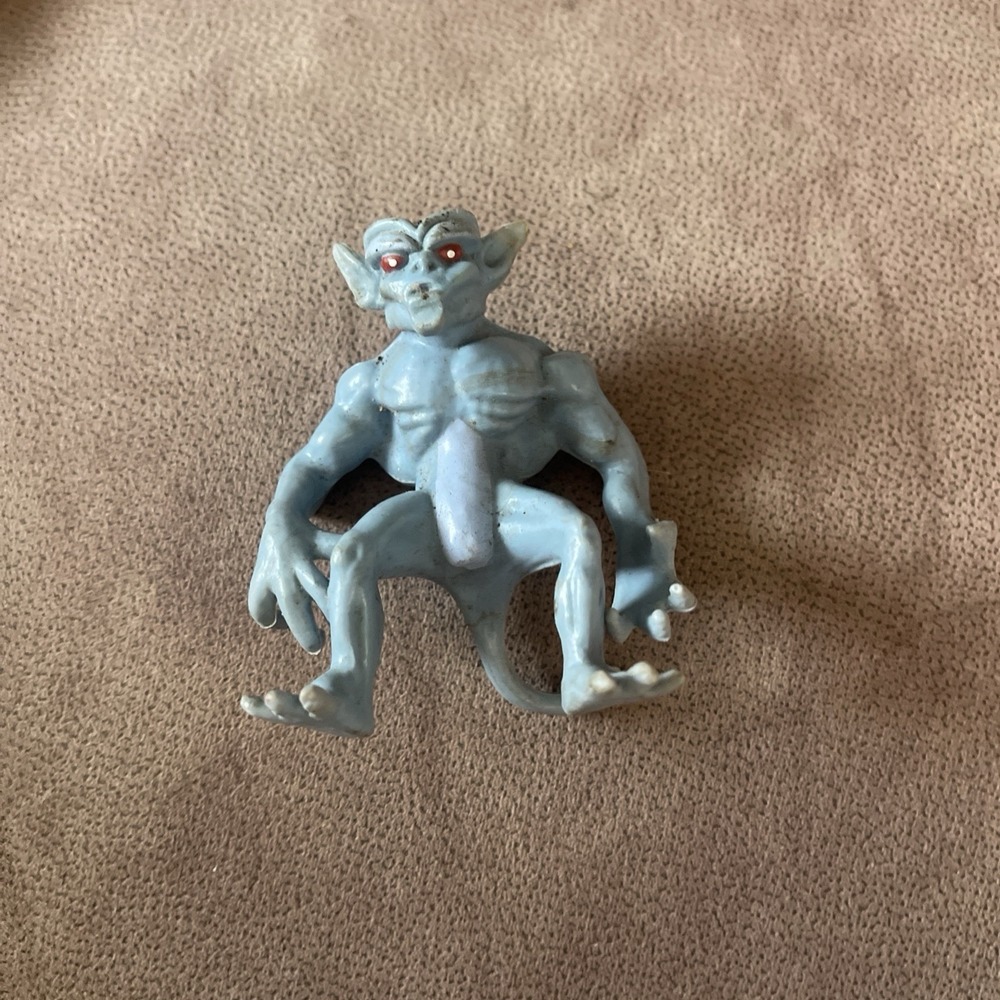 VINTAGE 1983 GALOOB BLACKSTAR BLUE DEMON MONSTER ALIEN PLASTIC FIGURE